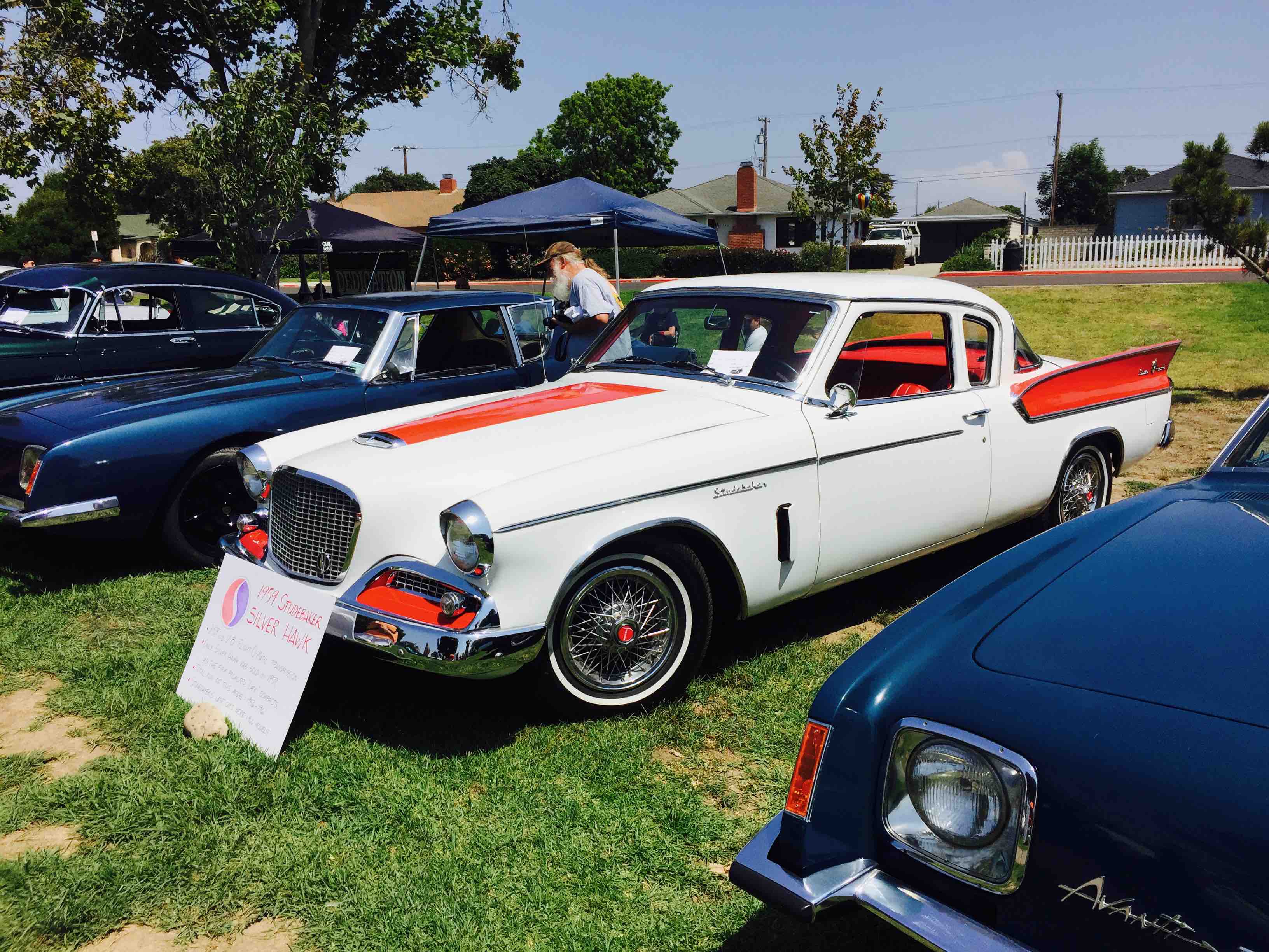 Stude at car show